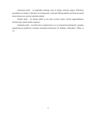 NAUJOS PREKĖS ĮVEDIMAS Į RINKĄ. Paveikslėlis 8