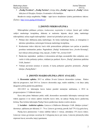 Paulig kavos reklamos analizė. Paveikslėlis 2