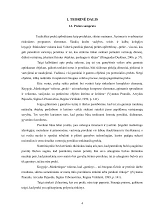 VARTOTOJŲ POŽIŪRIS Į „X“ PREKĘ. Paveikslėlis 4