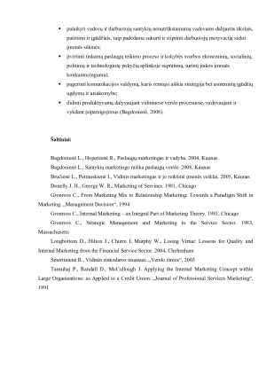 VIDINIS MARKETINGAS. JO PRASMĖ. KONTROLĖS REIKŠMĖ JAM. Paveikslėlis 9