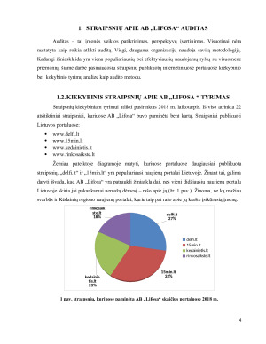 Straipsnių apie AB „Lifosa“ auditas. Paveikslėlis 4
