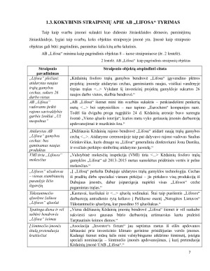 Straipsnių apie AB „Lifosa“ auditas. Paveikslėlis 7