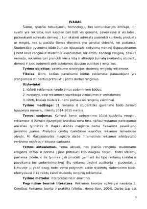 SUDOMINIMO BŪDAI RENGINIŲ STUDENTAMS REKLAMOSE. Paveikslėlis 3