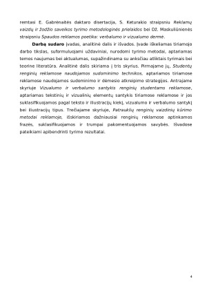 SUDOMINIMO BŪDAI RENGINIŲ STUDENTAMS REKLAMOSE. Paveikslėlis 4