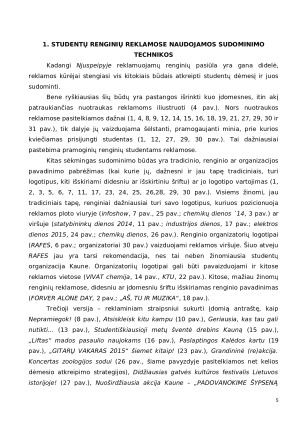 SUDOMINIMO BŪDAI RENGINIŲ STUDENTAMS REKLAMOSE. Paveikslėlis 5