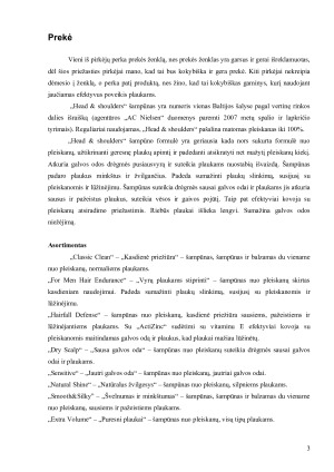 Šampūno „Head & Shoulders“ marketingo priemonių analizė ir įvertinimas. Paveikslėlis 3