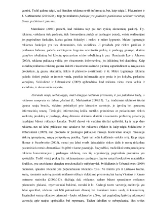 ŠOKIRUOJANČIOS TEATRO REKLAMOS PAVEIKUMO VARTOTOJUI VERTINIMAS. Paveikslėlis 8