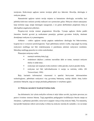 Aktyvaus mokymo metodų taikymas bendrojo lavinimo pamokose. Paveikslėlis 10