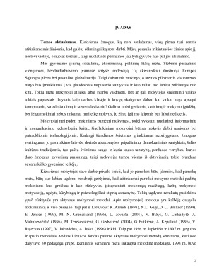 Aktyvaus mokymo metodų taikymas bendrojo lavinimo pamokose. Paveikslėlis 2