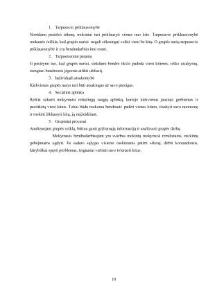AKTYVIŲJŲ MOKYMO METODŲ TAIKYMAS POPAMOKINĖJE VEIKLOJE. Paveikslėlis 10