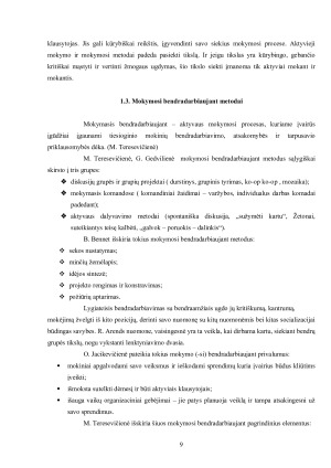 AKTYVIŲJŲ MOKYMO METODŲ TAIKYMAS POPAMOKINĖJE VEIKLOJE. Paveikslėlis 9