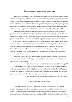 ANKSTYVASIS KALBOS UGDYMAS. Paveikslėlis 4