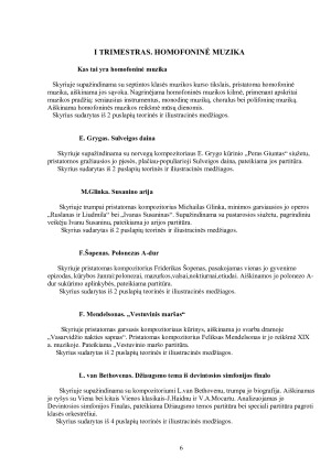 E. Balčyčio vadovėlio „Muzika. 7 klasė“ analizė. Paveikslėlis 6