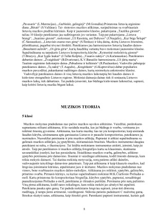 E. Balčyčio vadovėlių „Muzika“ V-X klasei analizė. Paveikslėlis 8