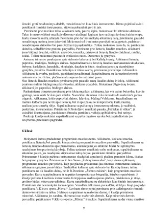 E. Balčyčio vadovėlių „Muzika“ V-X klasei analizė. Paveikslėlis 9