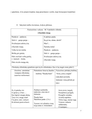 Ugdymo turinio modelio kūrimas. Paveikslėlis 7