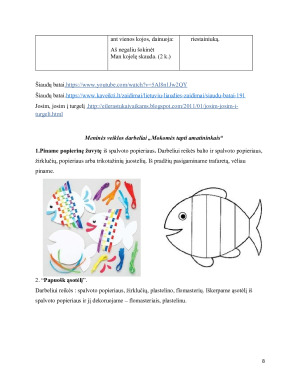 Ugdymo turinio modelio kūrimas. Paveikslėlis 8