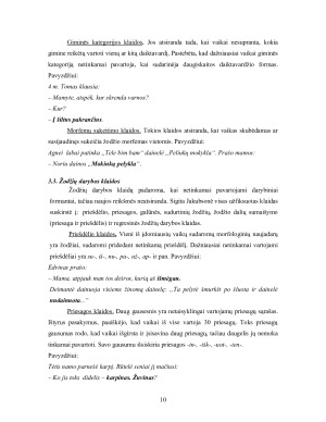 Vaikų kalbos ypatybės ir klaidų analizė. Paveikslėlis 10
