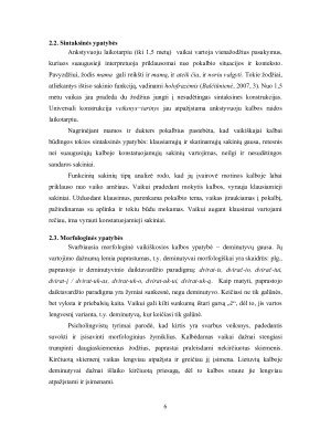 Vaikų kalbos ypatybės ir klaidų analizė. Paveikslėlis 6
