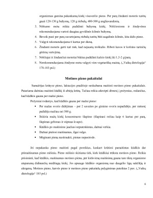Vaikų mitybos ypatumai įvairiais amžiaus tarpsniais. Paveikslėlis 6