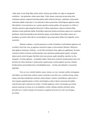 VERTYBĖS MOKYKLOJE. Paveikslėlis 8