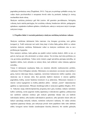 PAGALBOS BŪDAI MOKINIAMS TURINTIEMS SKAITYMO SUTRIKIMĄ. Paveikslėlis 9