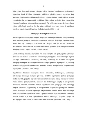 PEDAGOGINIO BENDRAVIMO SVARBA UGDYMO PROCESE. Paveikslėlis 9