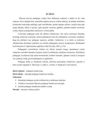 PEDAGOGO BENDRAVIMO KULTŪRA. Paveikslėlis 3