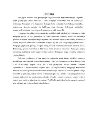 PEDAGOGO BENDRAVIMO KULTŪRA. Paveikslėlis 9