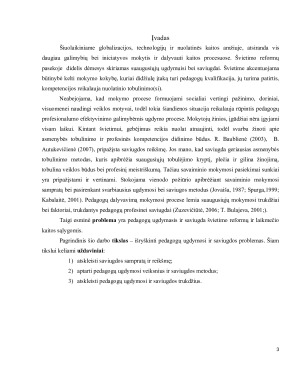 Pedagogų ugdymosi ir saviugdos problemos. Paveikslėlis 2