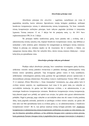 Absorbcijos principo taikymas administraciniame procese. Paveikslėlis 3