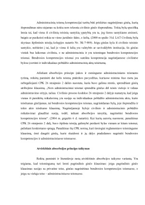 Absorbcijos principo taikymas administraciniame procese. Paveikslėlis 5