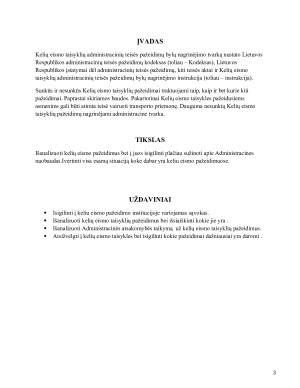 Administracinė atsakomybė už kelių eismo taisyklių pažeidimus - teisinis vertinimas ir analizė. Paveikslėlis 3