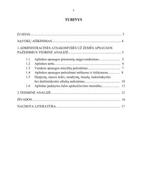 Administracinė atsakomybė už žemės apsaugos pažeidimus teisinis vertinimas ir analizė. Paveikslėlis 2