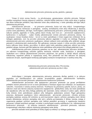 ADMINISTRACINĖS PRIEVARTOS PRIEMONĖS, ADMINISTRACINĖ ATSAKOMYBĖ. Paveikslėlis 4