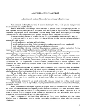 ADMINISTRACINĖS PRIEVARTOS PRIEMONĖS, ADMINISTRACINĖ ATSAKOMYBĖ. Paveikslėlis 8