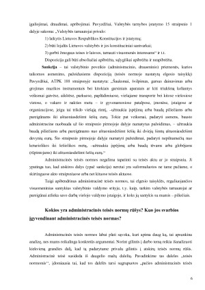 Administracinės teisės normų įgyvendinimas, administracinės teisės įgyvendinimo formos. Paveikslėlis 6