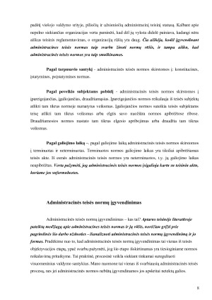 Administracinės teisės normų įgyvendinimas, administracinės teisės įgyvendinimo formos. Paveikslėlis 8
