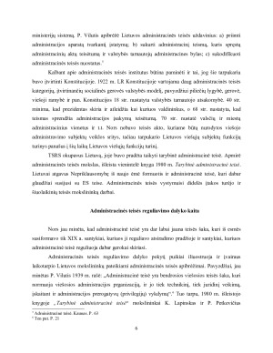 ADMINISTRACINĖS TEISĖS RAIDA IR REGULIAVIMO DALYKO KAITA. Paveikslėlis 6