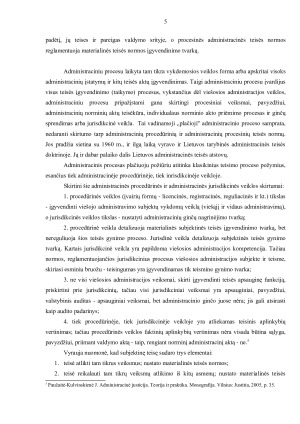 Administracinis procesas bei teisena. Paveikslėlis 5