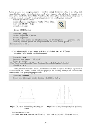 Paprastojo pjūvio kūrimas. Paveikslėlis 4