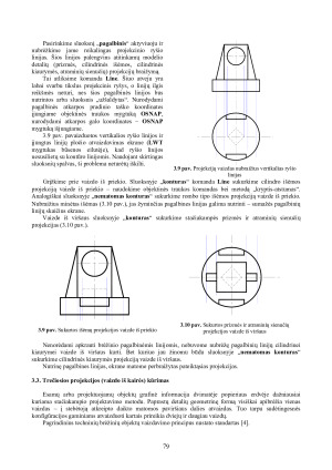 Paprastojo pjūvio kūrimas. Paveikslėlis 7