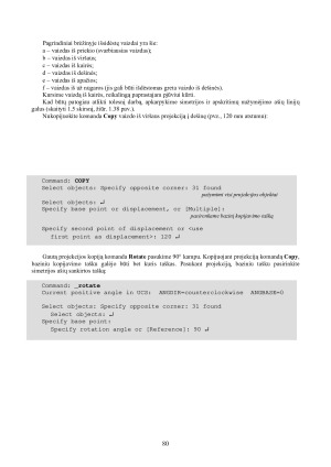 Paprastojo pjūvio kūrimas. Paveikslėlis 8