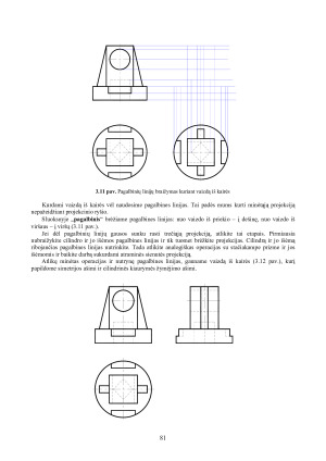 Paprastojo pjūvio kūrimas. Paveikslėlis 9