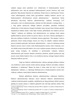 ADMINISTRATORIAUS VAIDMUO IR FUNKCIJOS BANKROTO PROCESE. Paveikslėlis 5
