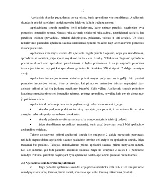APELIACIJA – TEISMO SPRENDIMŲ IR NUTARČIŲ KONTROLĖS FORMA. Paveikslėlis 10