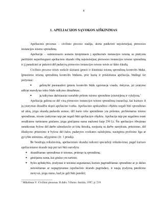 APELIACIJA – TEISMO SPRENDIMŲ IR NUTARČIŲ KONTROLĖS FORMA. Paveikslėlis 4