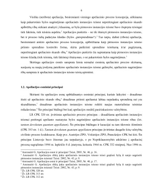 APELIACIJA – TEISMO SPRENDIMŲ IR NUTARČIŲ KONTROLĖS FORMA. Paveikslėlis 6