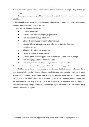 JURIDINIŲ ASMENŲ TEISNUMAS IR VEIKSNUMAS, TEISNUMO IR VEIKSNUMO ATSIRADIMAS. Paveikslėlis 10