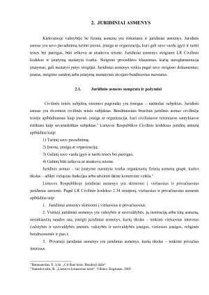 JURIDINIŲ ASMENŲ TEISNUMAS IR VEIKSNUMAS, TEISNUMO IR VEIKSNUMO ATSIRADIMAS. Paveikslėlis 5